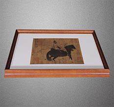 桐柏书画装裱配框服务案例